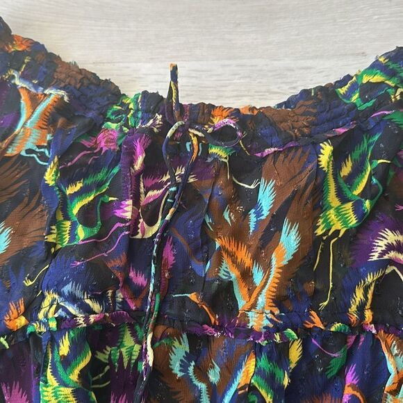 Anthropologie Breezy Sheer Balloon-Leg Pants BLK Motif L NWT IN PACKAGE - Picture 5 of 10